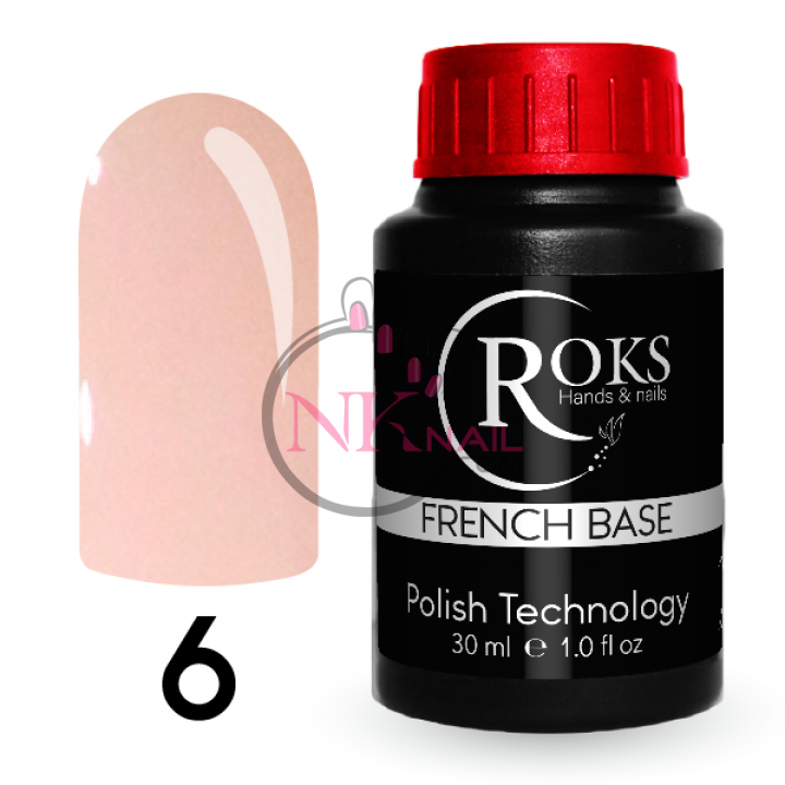 База French Rubber Base Roks 30 ml №06R TPO free